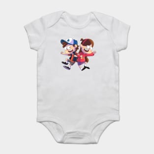 Twin Power Baby Bodysuit